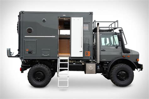 this rugged truck is an all in one home in a box curbed