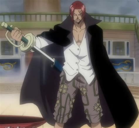 Shanks Bringing Out His Sword