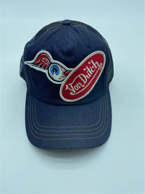 Von Dutch Originals 2 Patch Truckers Hat Snapback New With Etsy