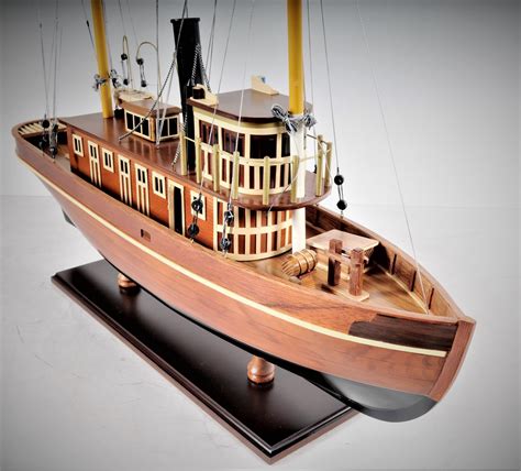 hand crafted seguin tugboat model boat adley company