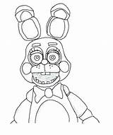 Bonnie Coloring Fnaf Toy Pages Chica Freddy Fazbear Springtrap Para Nights Five Colorear Mangle Dibujos Bunny Krueger Drawing Color Freddys sketch template