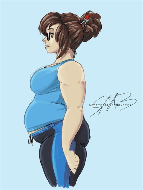 Chubby Mei By Spotted Alien Monster Overwatch Know