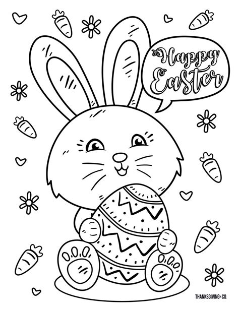 printable coloring sheets easter