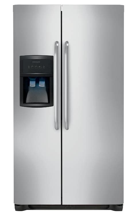 frigidaire ffhsms  cu ft side  side refrigerator stainless steel appliances