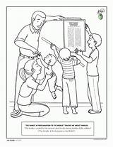 Coloring Another Family Popular Lds Lesson sketch template