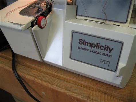 nice simplicity serger sl sewing machine   thread yarn rolls  ebay