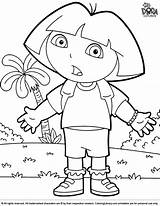Dora Coloring Explorer Pages Library Enhance Encourage Expression Sheets Creative Looking Simple Way Easy sketch template