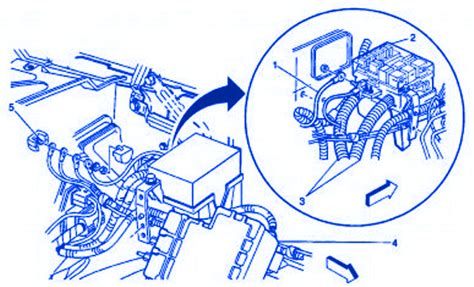 chevy cobalt  front electrical circuit wiring diagram carfusebox