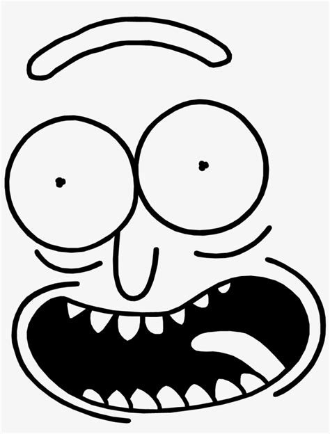 Rick And Morty Black And White Png And Free Rick And Morty