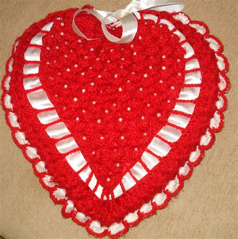 valentine heart shaped pillow