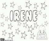 Irene Coloring Name Languages Many Girl Names Pages sketch template
