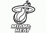 Coloring Pages Basketball Logo Printable Heat Miami Nfl Football Steelers Lebron James Team Drawing Shoes Color Nba Marlins Top Template sketch template