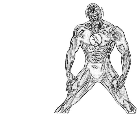 flash running coloring pages coloring home