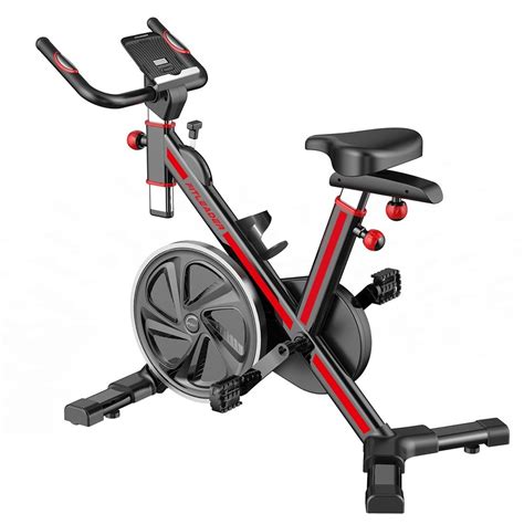 exercise bike zone fitleader fs indoor cycle spin bike review
