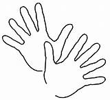 Helping Hands Hand Coloring Pages Colouring Para sketch template