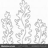Seaweed Coloring Pages Algae Clipart Weed Sea Drawing Red Illustration Ocean Color Template Printable Birijus Awesome Alex Collection Bannykh Royalty sketch template