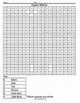 Mario Color Coloring Super Squared Number Numbers Worksheet Printables Coloringsquared Subtraction Adult Sheets sketch template