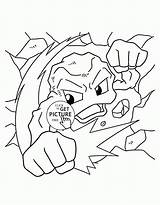 Pokemon Coloring Pages Rare Cards Large Wuppsy Geodude Printables Characters Kids sketch template