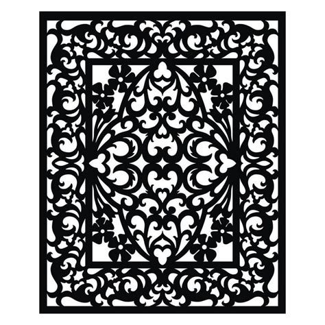 vectorized fretwork pattern