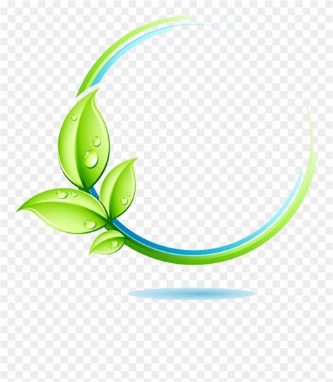 logo leaf transprent  green leaf logo png clipart