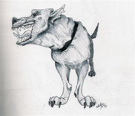 monster dog  bloodwolf  deviantart