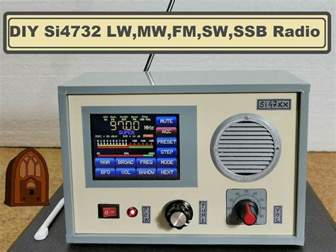 diy  lw mw sw ssb radio    touch display hacksterio