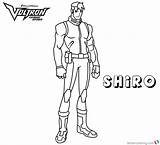 Voltron Coloring Pages Shiro Printable Kids Bettercoloring sketch template