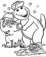 Barney Coloring Pages Printable Cartoon Kids Color Sheets Cartoons Character Sheet Dinosaur Print Colouring Characters Book Children Friends Show Popular sketch template