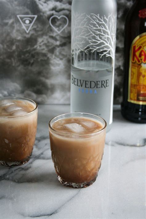 white russian cocktails sweater weather recipe