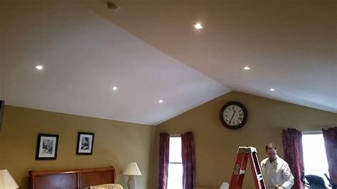 sloped ceiling recessed lighting hire  licensed electrician
