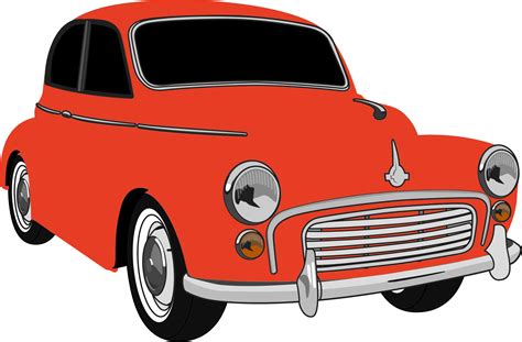 Clipart Classic Red Car