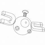 Magnemite Coloring sketch template