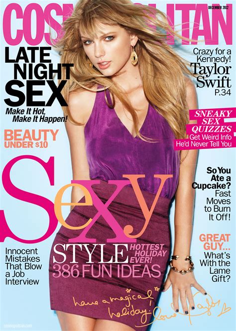 taylor swift december 2012 cosmopolitan cover girl interview