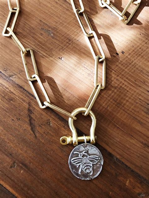 billie eilish rocker jewelry shackle lock link necklace etsy uk