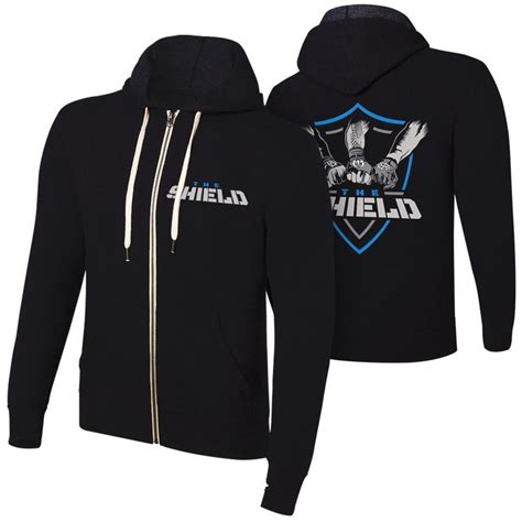 shield shield united full zip hoodie sweatshirt wwe  zip hoodie sweatshirt