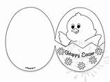 Easter Card Happy Coloring Cards Pages Egg Printable Colouring Kids Bunny Crafts Reddit Email Twitter Choose Board Coloringpage Eu sketch template