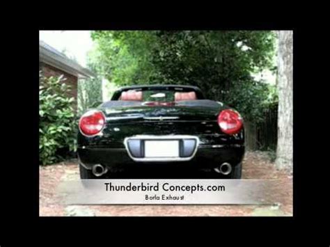 ford thunderbird borla exhaust