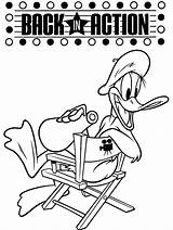 Daffy Duck Coloring Pages Looney Tunes Bunny Bugs Action Cartoons Color Printable Parentune Books Coloringtop sketch template