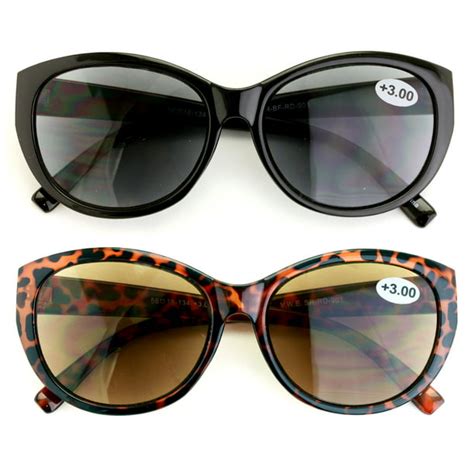 v w e v w e 2 pairs women outdoor reading sunglasses reader glasses