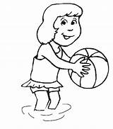 Playing Coloring Girl Pages Children People sketch template