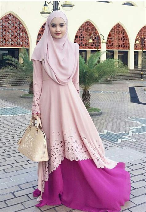 25 Model Dress Muslim Masa Kini Simple And Elegan