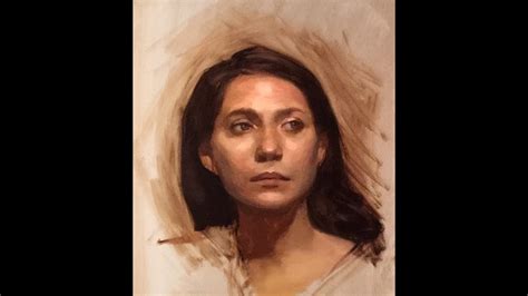 portrait painting tutorial form structure youtube