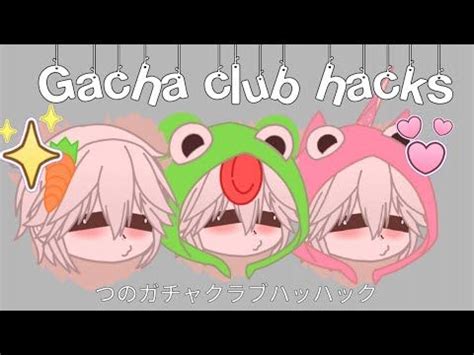 gacha club hacks hair accersories hair clips hair bands hoodies youtube club