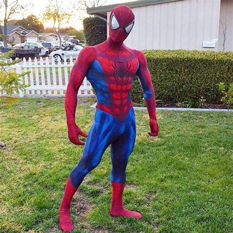 the amazing spiderman costume 3d original film halloween spandex