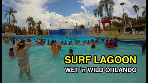 [4k] surf lagoon wild s wave pool wet ‘n wild orlando fl youtube