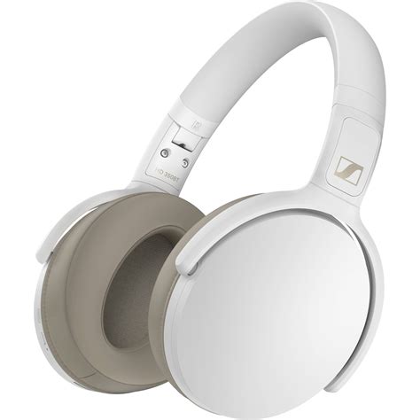 sennheiser hd bt wireless  ear headphones white
