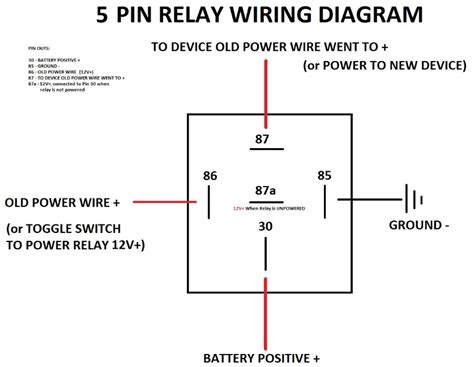relay wiring diagram  pole  wallpapers review