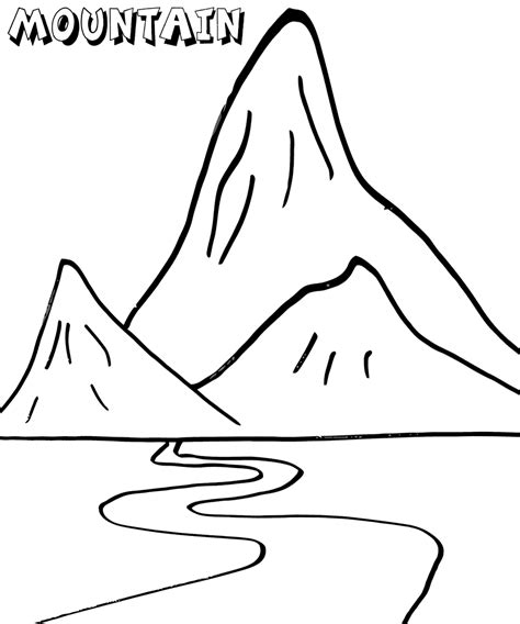 rocky mountain coloring page  printable coloring pages  kids