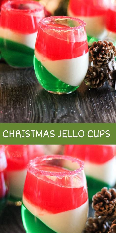 christmas jello cups recipe jello cups fun desserts jello desserts