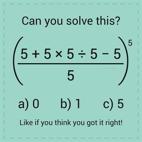 Do You Think You Can Solve It Most People Get It Wrong